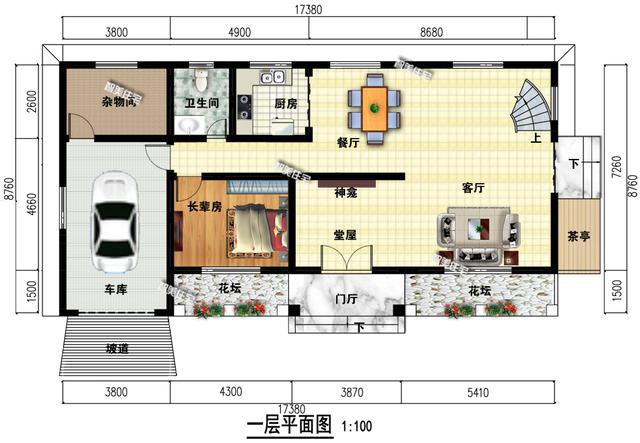 2栋很美的二层别墅，室内配旋转楼梯，家家户户都想建