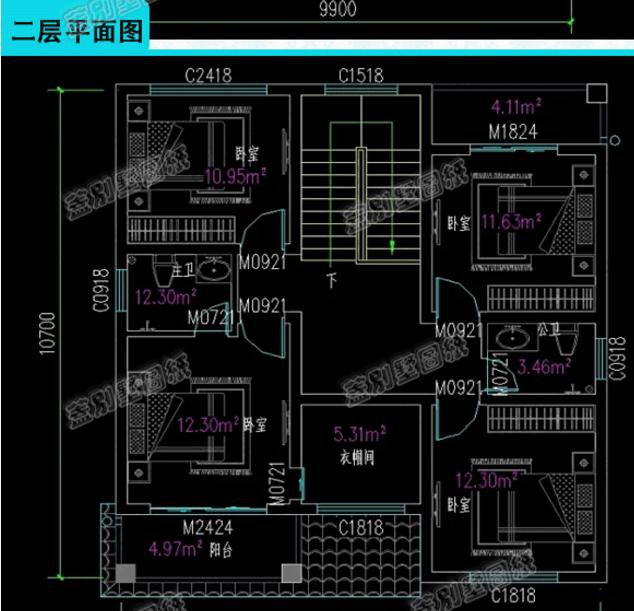 3套大气欧式别墅设计图 占地120平米内 户型经典不易过时，造价低