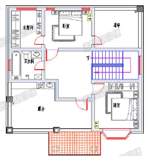 3套大气欧式别墅设计图 占地120平米内 户型经典不易过时，造价低