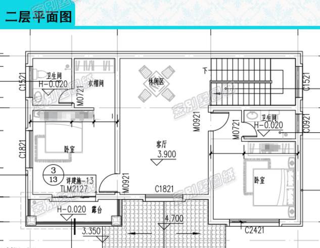 3套大气欧式别墅设计图 占地120平米内 户型经典不易过时，造价低