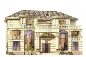双拼别墅三层设计案例，可根据自己需要进行改装。