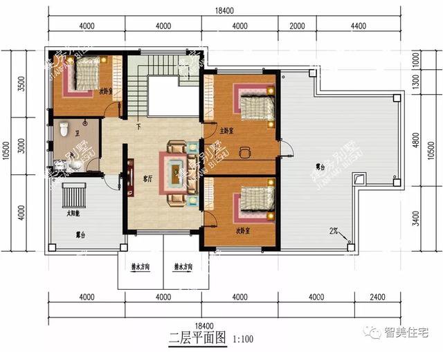 10栋面宽超17米的二层别墅，宅基地大有优势，这样建房更体面