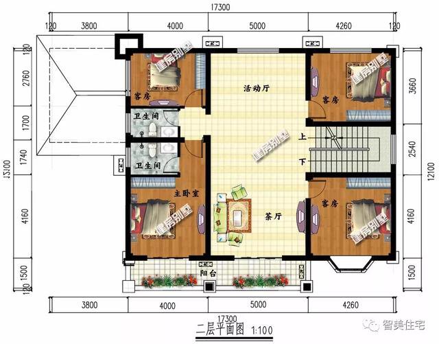 10栋面宽超17米的二层别墅，宅基地大有优势，这样建房更体面