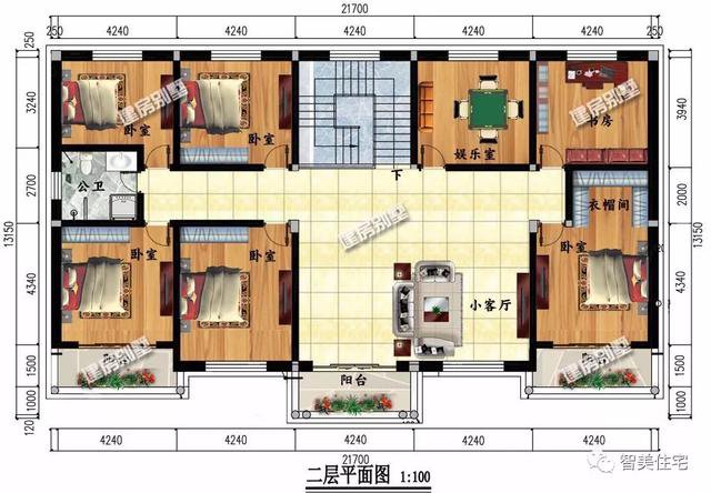 10栋面宽超17米的二层别墅，宅基地大有优势，这样建房更体面