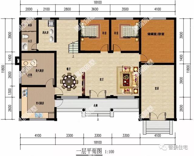 10栋面宽超17米的二层别墅，宅基地大有优势，这样建房更体面