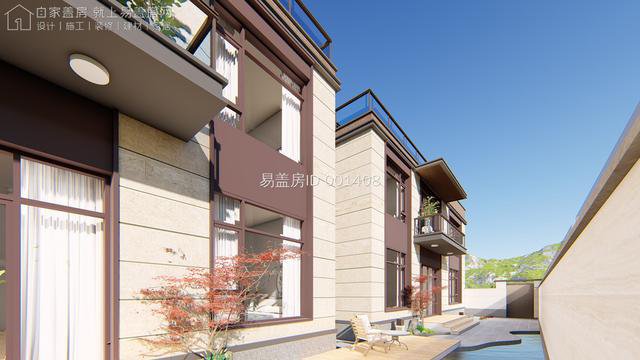 北京房山苏家新中式双拼别墅