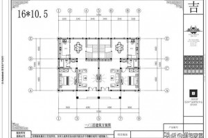 三层双拼别墅设计图纸，整体成T字型既美观又舒适。