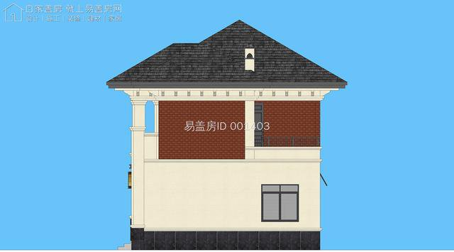 江西九江查家新中式别墅，建筑尺寸：18.5m×8.9m，参考造价：57