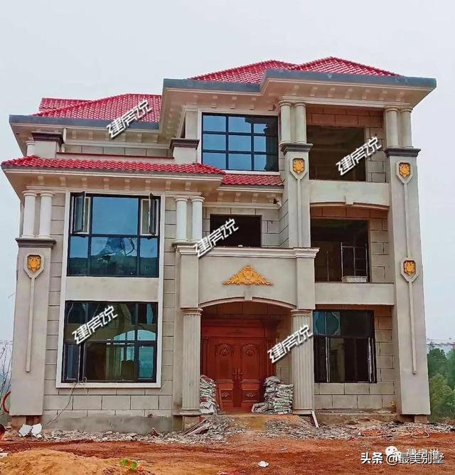 30栋别墅实景，每一栋都是乡村建房的标本，不好看算我输