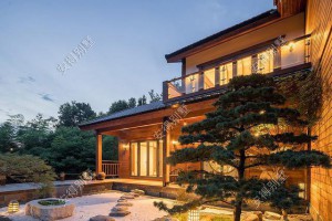 2层现代别墅平面立面图展示，实景图令人惊艳。