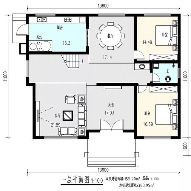 宅基地上盖栋漂亮农村别墅，四世同堂其乐融融