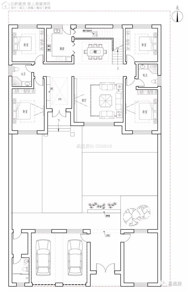 二层农村简欧风格自建房，完工效果非常棒！造价70万
