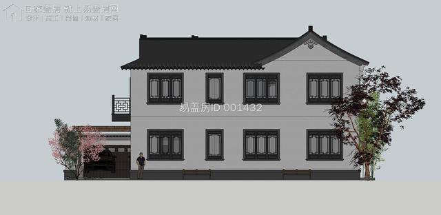 易盖房湖南常德温馨带室外车库的新中式别墅怎么样