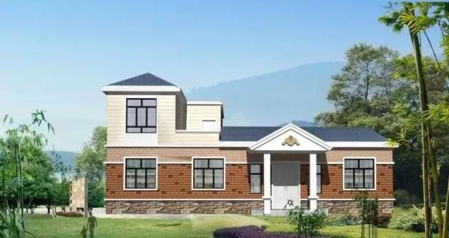 农村自建二层养老别墅，经济实用，有风格