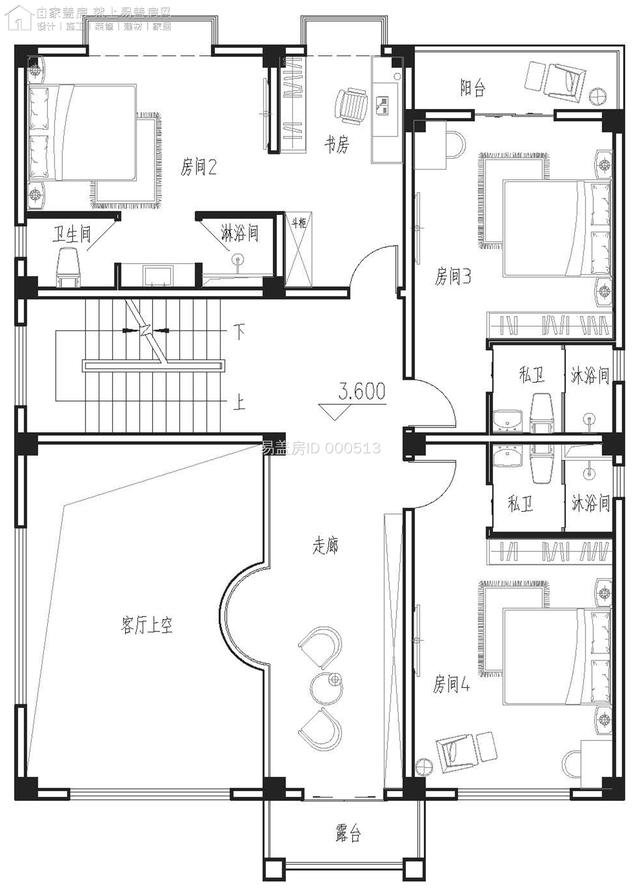 海南文昌韩家别墅，面宽11.3进深14，参考造价：63万元