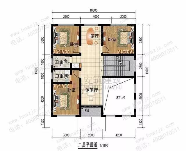 两款10X11三层农村别墅，造价30万左右，越看越喜欢的户型