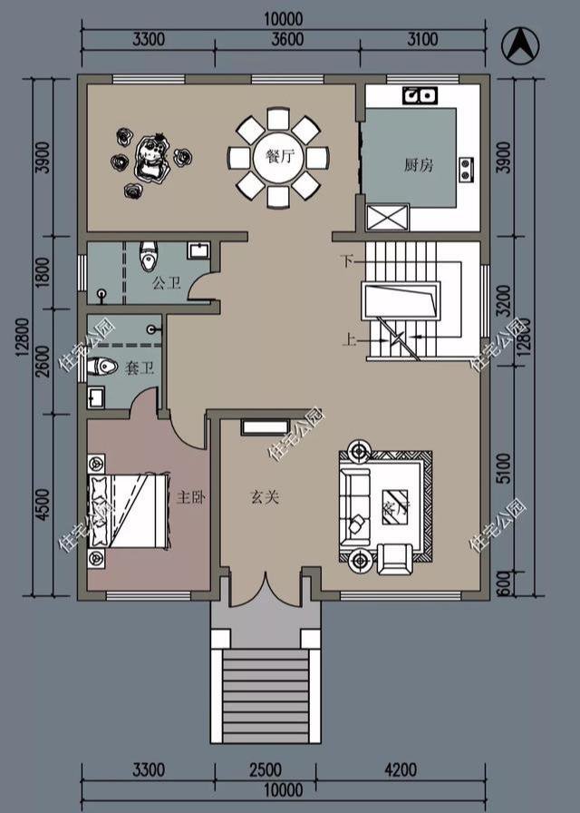农村自建房大露台如何设计？精选5套户型，最后一套顶层露台大赞