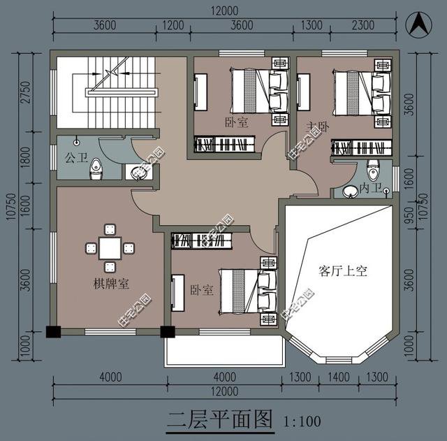 农村自建房，平屋顶比坡屋顶更加方便与实惠，精选5套坡屋顶户型