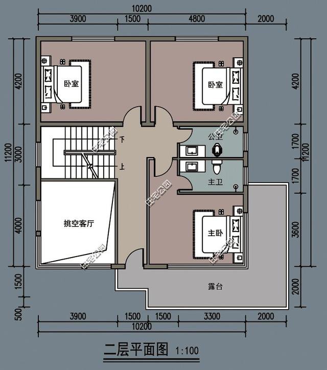 农村自建房，平屋顶比坡屋顶更加方便与实惠，精选5套坡屋顶户型