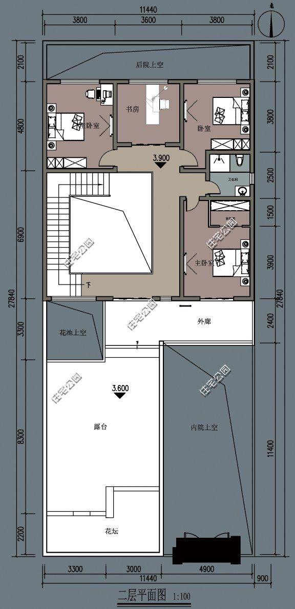 农村自建房，平屋顶比坡屋顶更加方便与实惠，精选5套坡屋顶户型