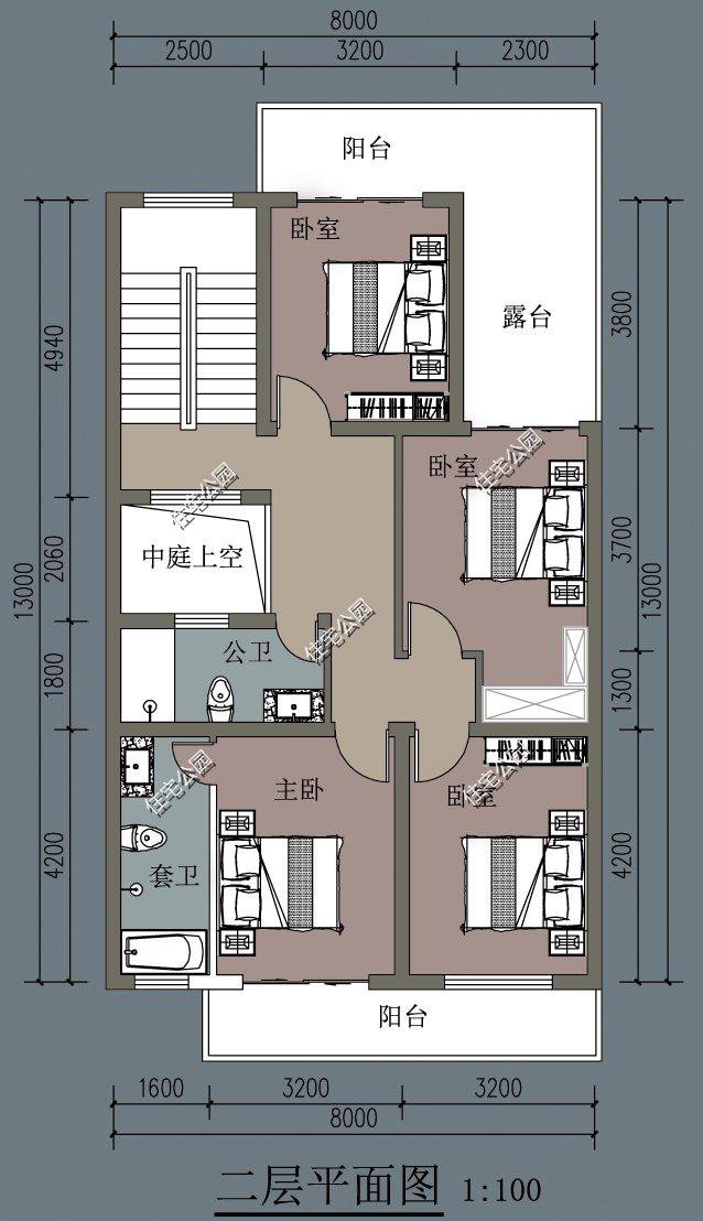 农村自建房，平屋顶比坡屋顶更加方便与实惠，精选5套坡屋顶户型