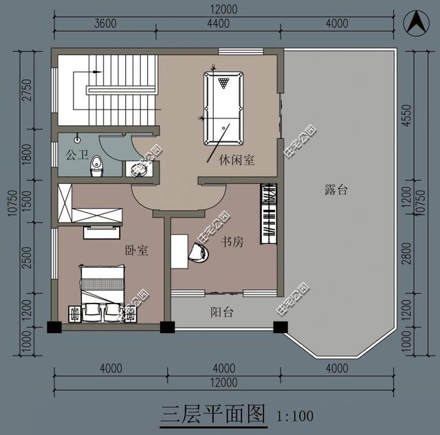 农村自建房，平屋顶比坡屋顶更加方便与实惠，精选5套坡屋顶户型