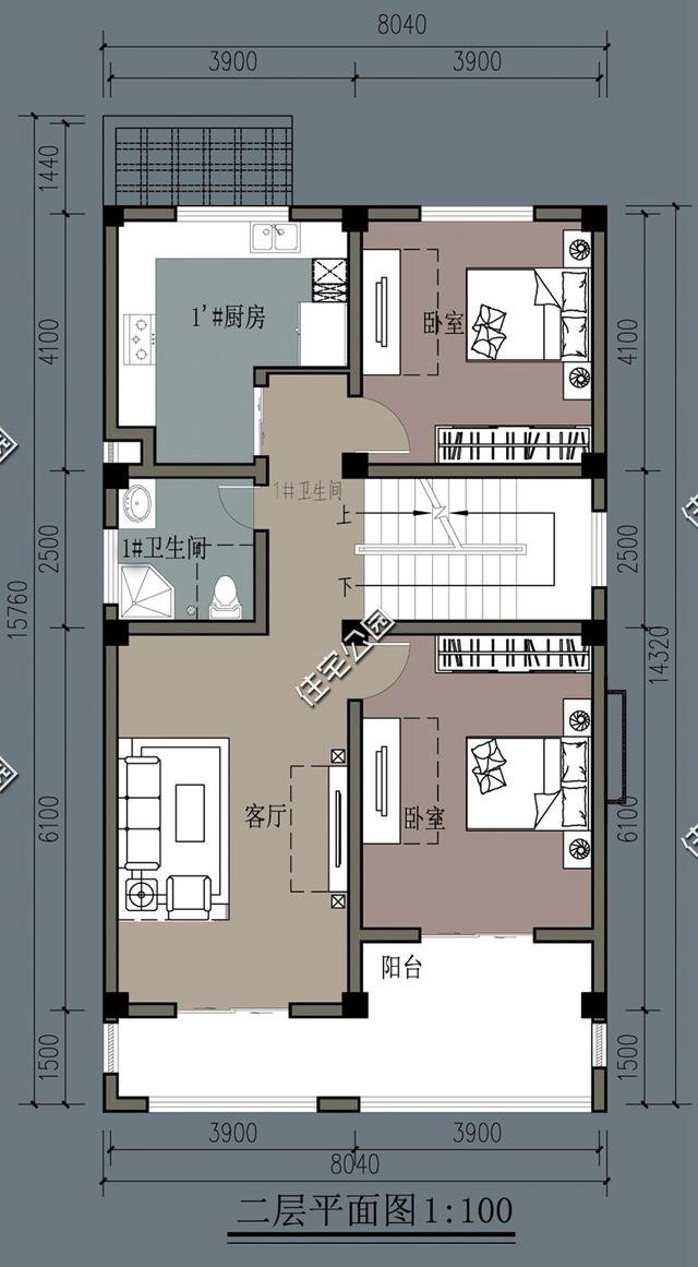 农村自建房，平屋顶比坡屋顶更加方便与实惠，精选5套坡屋顶户型