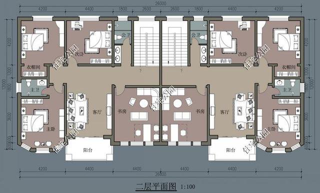 农村两兄弟都要建房，宅基地不够用？3套双拼别墅送给你