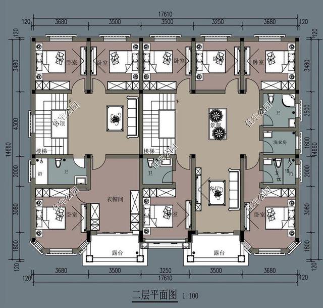 农村两兄弟都要建房，宅基地不够用？3套双拼别墅送给你