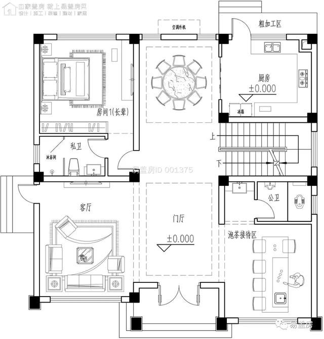 11.9m×12.2m，福建泉州豪华雅致的欧式别墅