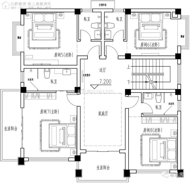 11.9m×12.2m，福建泉州豪华雅致的欧式别墅