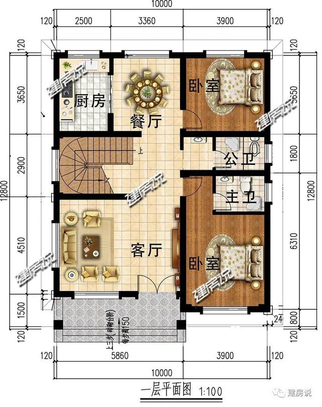 5款占地120平的农村别墅，26万起建，你就偷着乐吧
