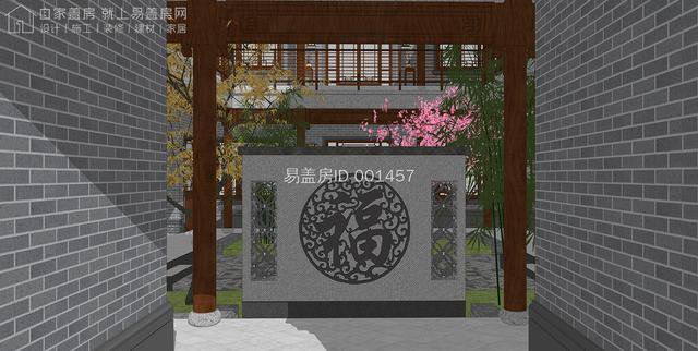 中式四合院2层 / 11室 2厅 11卫 1厨5衣帽 2露台 2车库