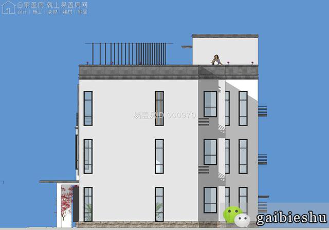 海南万宁卓家8卧带佛堂三层现代别墅，卧室带飘窗，平屋顶可上人