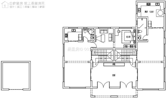 四层新中式别墅，13室 1堂室 3厅，开启美好生活