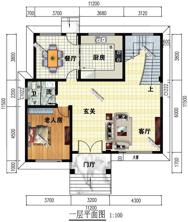 新中式别墅，室内挑空更气派，古典与现代美的结合