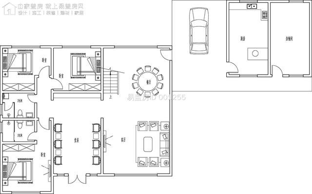 回农村盖房子，没有堂屋车库还能算别墅吗？50万起现代三层送给你