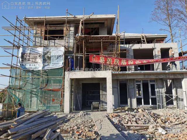 430平68万元三层新中式农村自建房