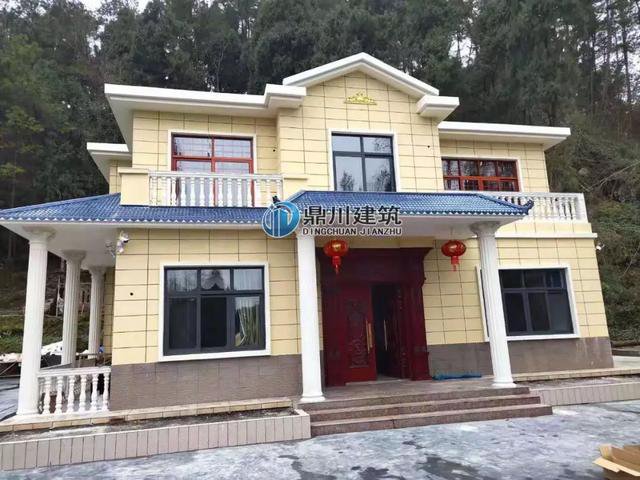 二层简约小别墅，建出来美过效果图，装修温馨时尚显大气