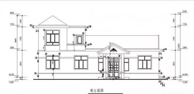 农村自建二层养老别墅，经济实用，有风格