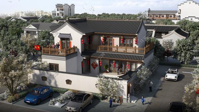 农村建房就该是中式，6套适合老百姓自建的中式合院，秒杀洋别墅