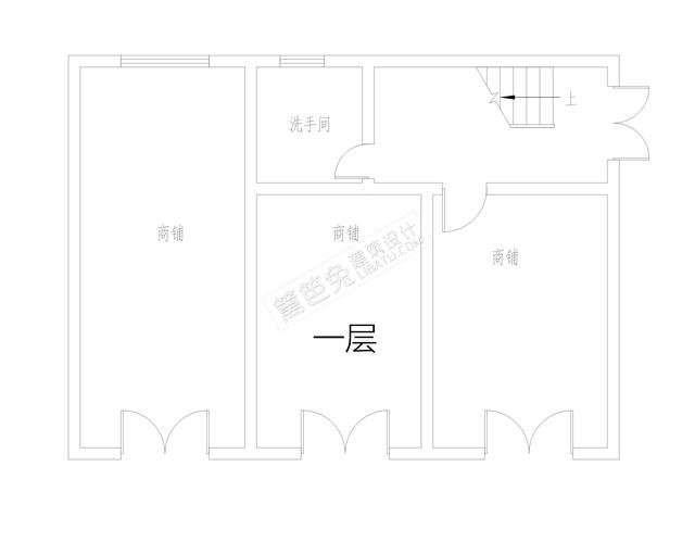 一层独立门面，30万建好二三层自己住，书房茶室一样也不能少