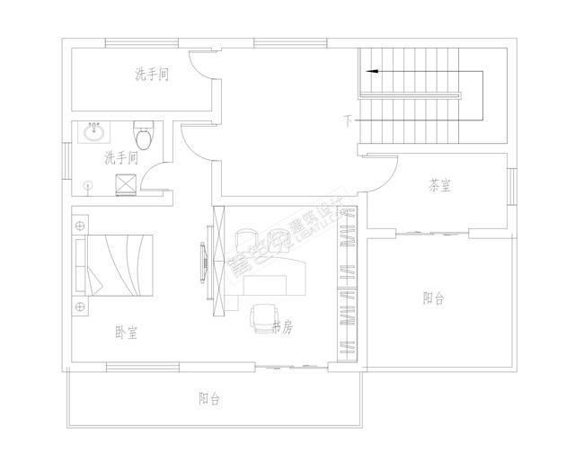 一层独立门面，30万建好二三层自己住，书房茶室一样也不能少