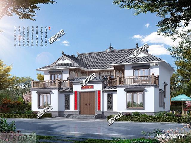 中国最美的别墅，韵味十足，建一栋越住越有钱