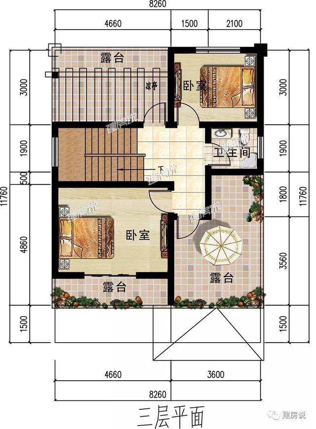 3款面宽8米的别墅，三十多万建出了上百万的气势，看完蠢蠢欲动