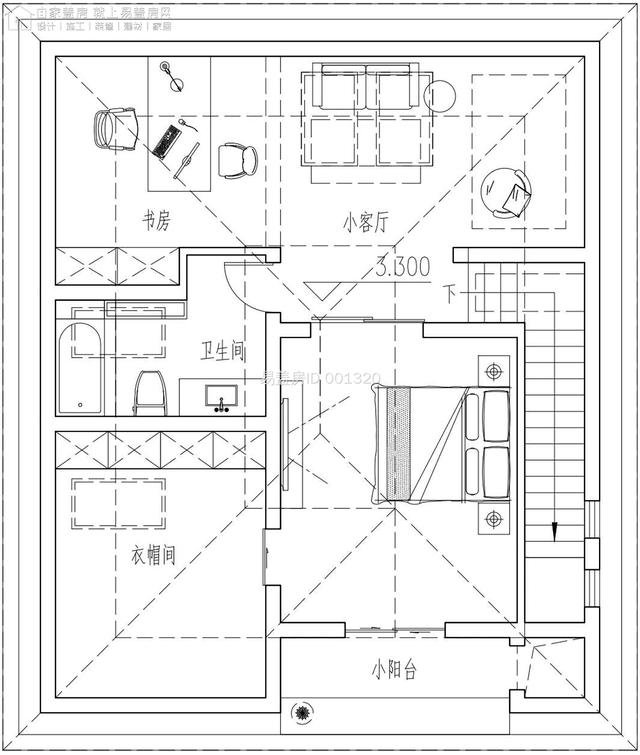 30万2厅3卧二层江苏南通储家小别墅，小户型精美设计看了想盖！