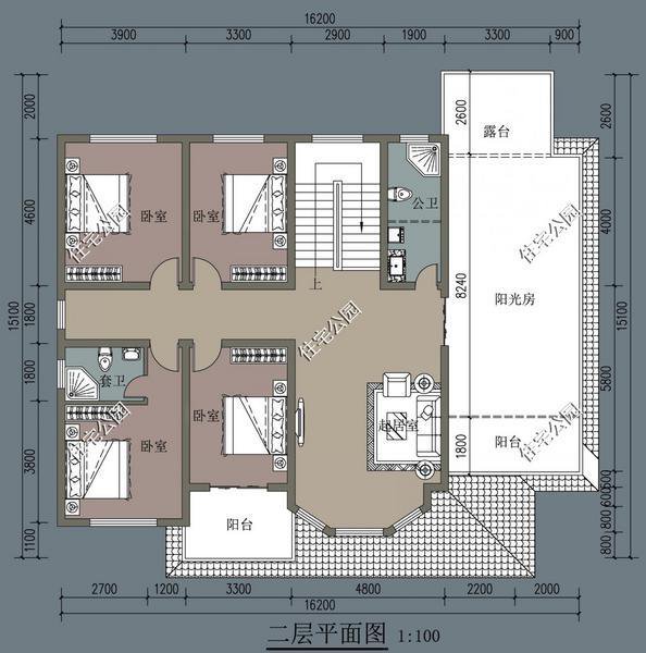 农村盖别墅还是有个堂屋最实用，3套堂屋户型带图纸