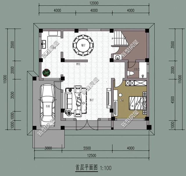 回农村盖别墅，现代风格你能接受吗？3套含平面图