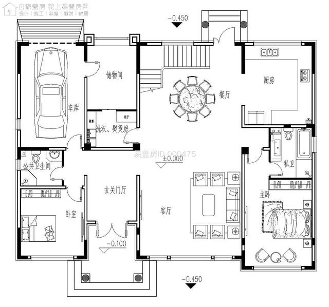欧式风格乡村别墅自建房
