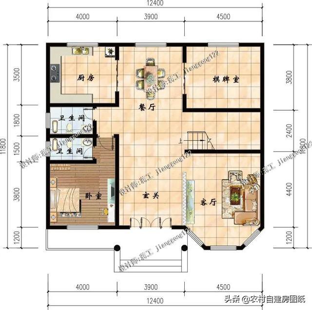 6款20-30万的农村别墅，经济实用施工简单，农村的师傅都会做